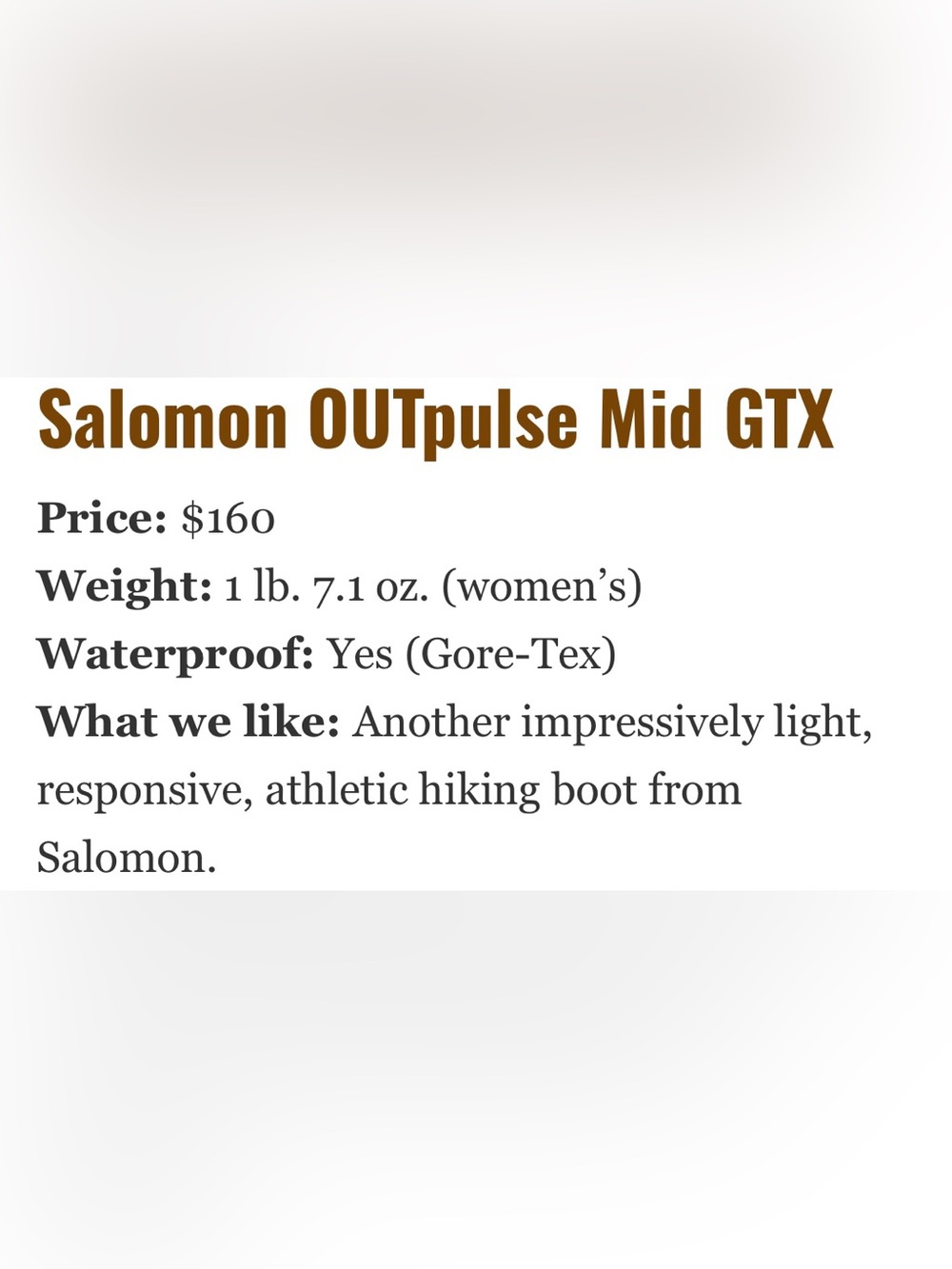 Salomon Out pulse waterproof women’s  hiking boots - Picture 7 of 8